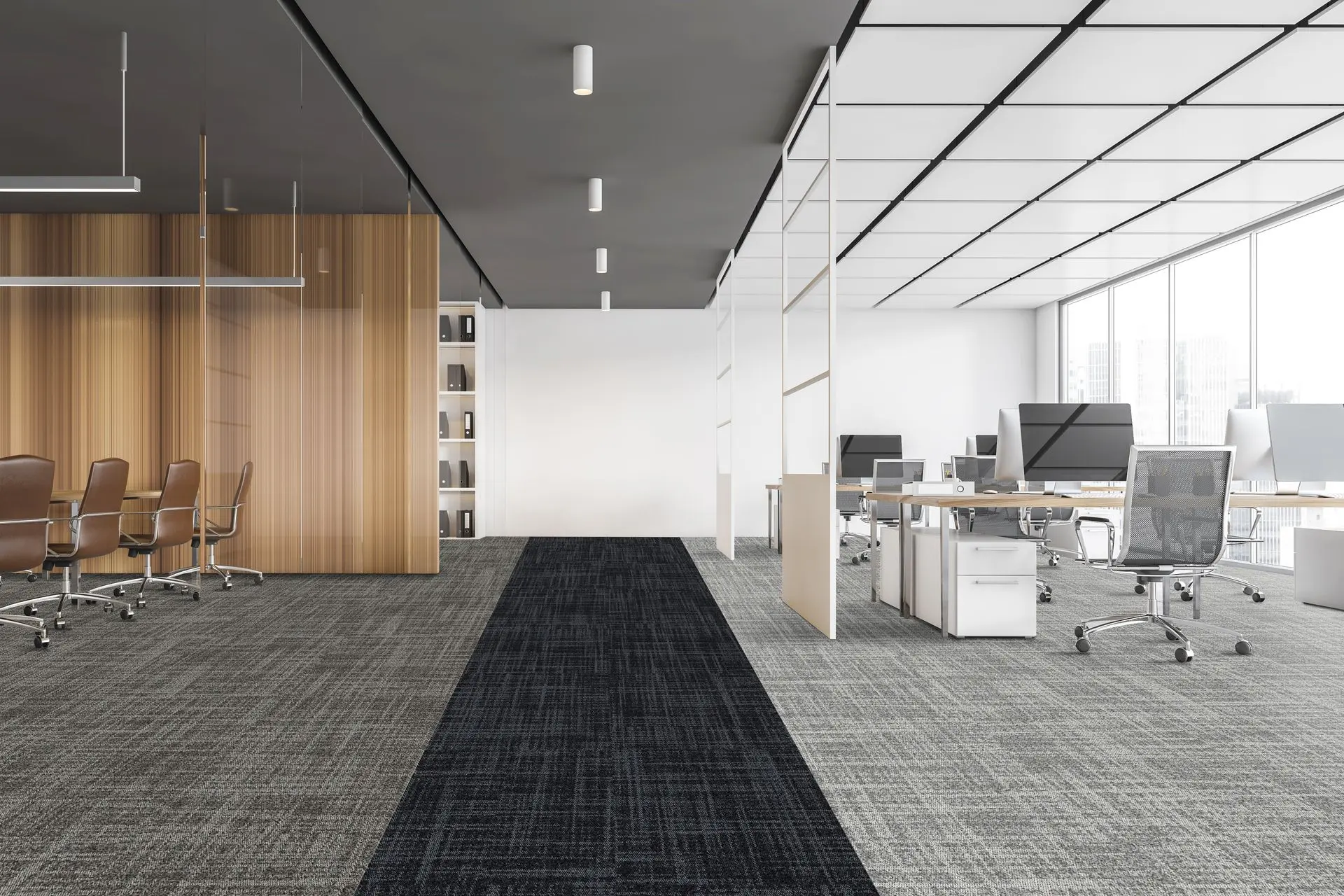 Anker Cityline Grid Carpet Tile 7